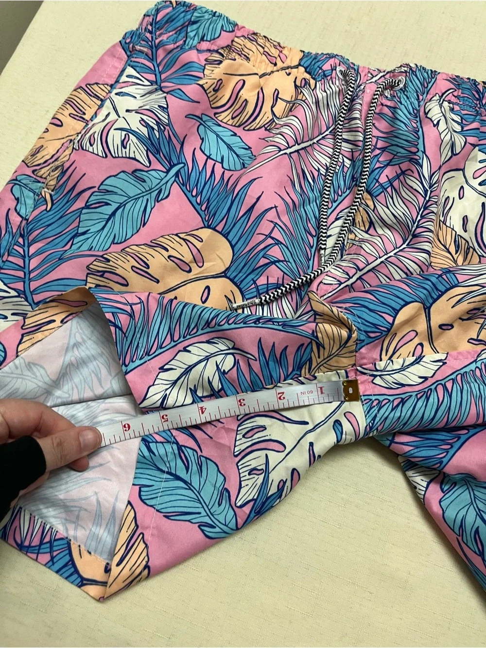 Boardies S tropical print swim shorts
